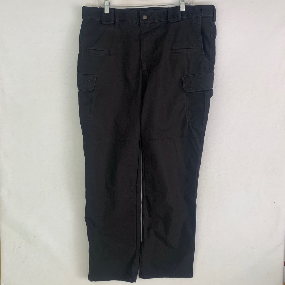 5.11 Tactical Cargo Stryke Pants Mens 40x33 Black Ripstop‎ Outdoors Workwear